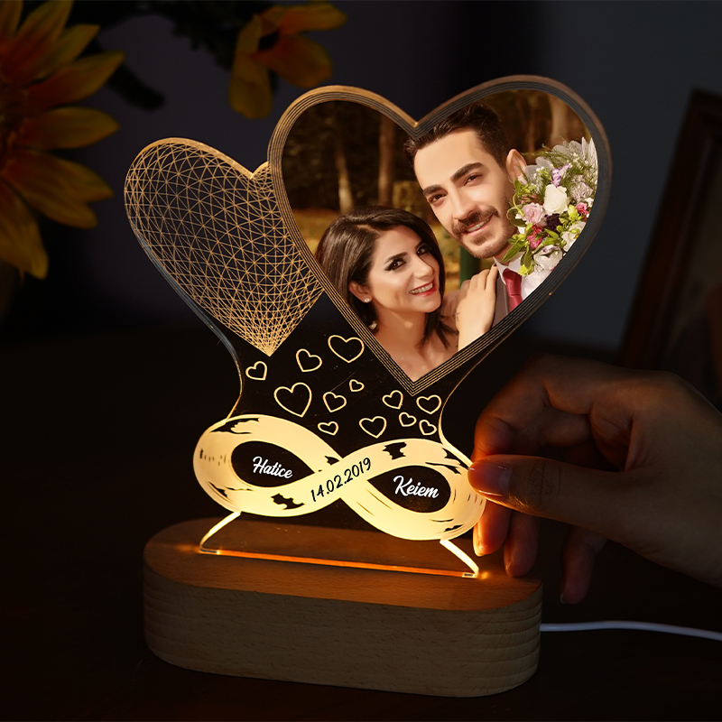 Personalized Love Couple Night Light