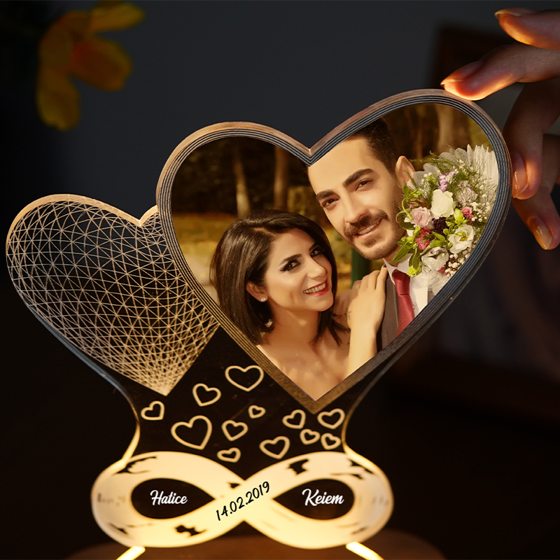 Personalized Love Couple Night Light